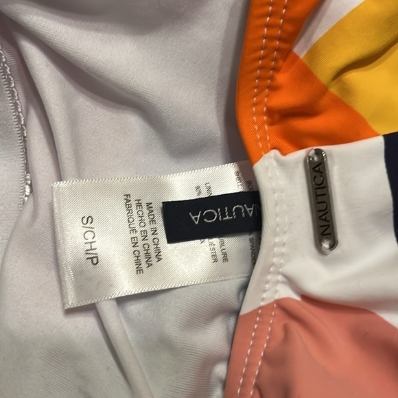 NWT Nautica Standard One Piece Swimsuit Crossback Tummy Control Quick Dry size S - Picture 6 of 7